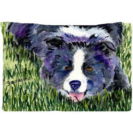 Micasa 20.5 x 30 in. Border Collie Moisture Wicking Fabric Standard Pillowcase MI54478